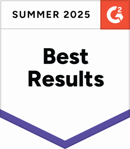 G2 Summer 2025 Best Results badge