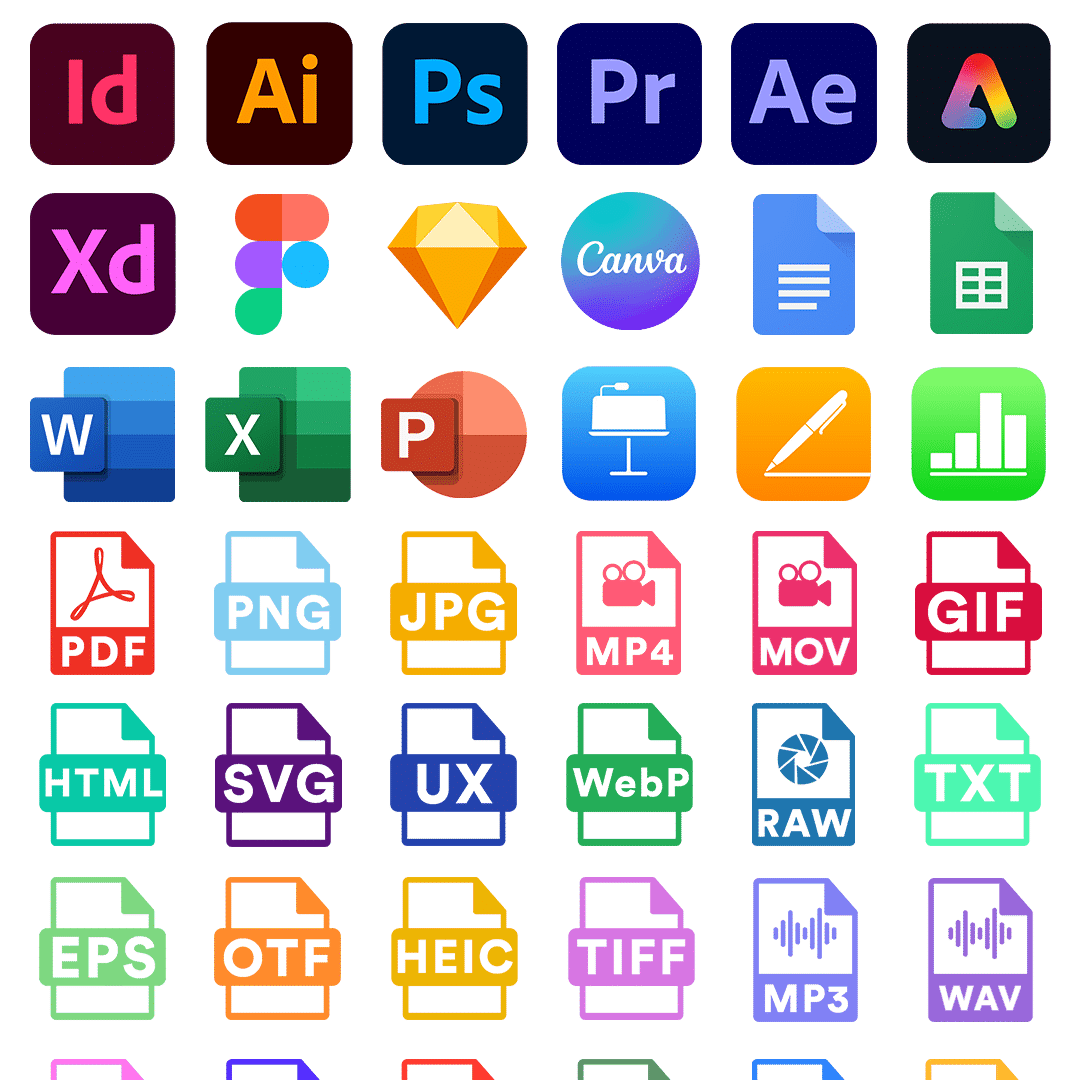 File-types-2 PageProof supports a wide range of file types.