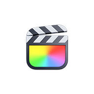 Final Cut Pro logo on a white circle