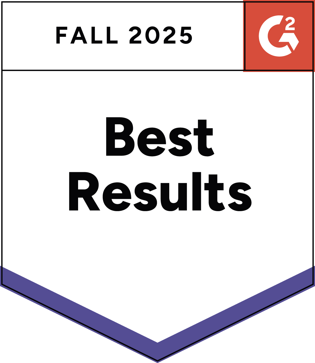 G2 Summer 2025 Best Results badge