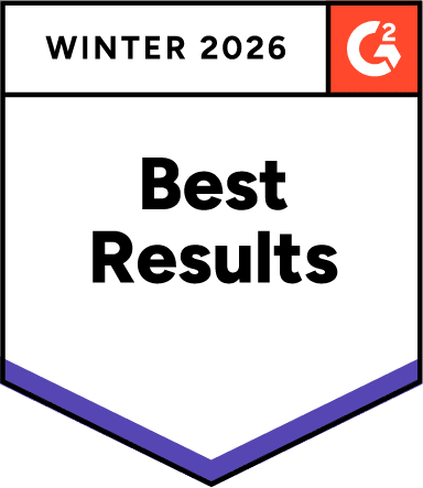 Best Results badge G2 Winter 2026